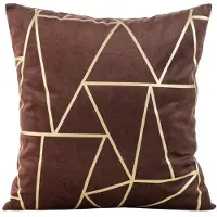 Eurofirany Decoratieve Kussenhoes Velours Blink29 45x45 Baksteenrood