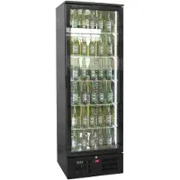 CombiSteel Drankenkoeling - 315L - Zwart - Geforceerd - 600x515x1820mm - Horeca Koelkast