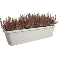 Elho Witte Plastic Plantenpot 20 x 78 x 17 cm