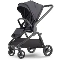 Mutsy Flow Kinderwagen - Lichtgewicht Frame - Snel Opvouwsysteem - North Black