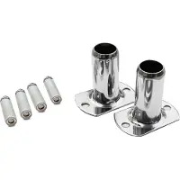 W'eau RVS Verankeringsset zwembadtrap - AISI 304