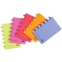 Atoma Trendy notitiboekje, ft A6, 120 bladzijden, PP, geruit 5 mm, geassorteerde kleuren