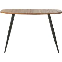 Jline console Ovaal - gerecycleerd hout - naturel