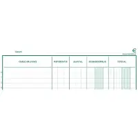 Exacompta inventaris formaat 32 x 195 cm Nederlandstalig