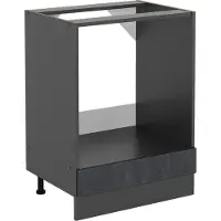 Vicco R-Line Ovenombouwkast – 60 cm zonder werkblad Zwart beton