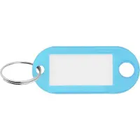 Combicraft sleutellabels licht blauw 48x22mm actiemodel - 100 stuks