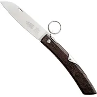Robert Herder IBEX - Zakmes - Inklapbaar - Lemmet 120 mm - Carbonstaal - Heft Gerookt Eikenhout