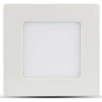 BES LED LED Downlight Slim - Viron Dunson - Inbouw Vierkant 24W - Helder/Koud Wit 6400K - Mat Wit - Aluminium - 300mm - SAMSUNG LEDs