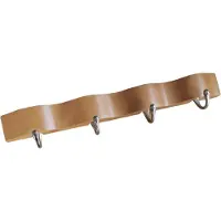 Sam Kapstok - Golvend -4 haken - verchroomd