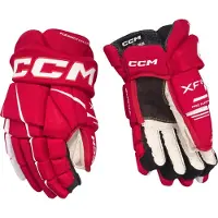 CCM - Tacks XF 80 - IJshockeyhandschoenen - Kinderen - Rood - Wit - 11