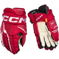 CCM - Tacks XF Pro - IJshockeyhandschoenen - Kinderen - Rood - Wit - 11