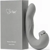 FAE Vibrator voor Vrouwen - Clitoris & G spot Stimulator - Zuig en druk functie - Penetratie Dildo - Sex Toys voor Vrouwen en koppels - Seksspeeltjes - Thrive Series - Moon Mist