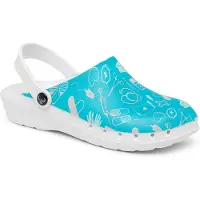 Suecos Medische Klomp Oden Fushion Print Medical Blue-Schoenmaat 36