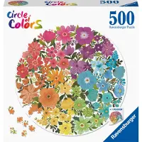 Ravensburger Circle of Colors - Flowers Puzzel (500 stukjes)