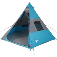 vidaXL - Tipitent - 7-persoons - waterdicht - blauw