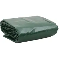 vidaXL Dekzeil 650 g/m² 4x4 m groen