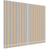 vidaXL Vervangingsdoek voor luifel 400x300 cm polyester meerkleurig