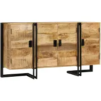 vidaXL Dressoir 150x40x80 cm massief mangohout