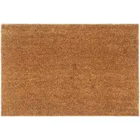vidaXL Deurmat 60x90 cm getufte kokosvezel naturel
