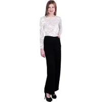 Sarcia.eu John Zack Zwart-witte kanten jumpsuit