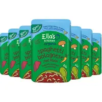 Ella's Kitchen 7x Biologisch Maaltijdzakje 10+m Spaghetti Bolognese + Kaas 190 Gr