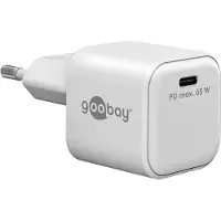 Goobay USB-C snellader | 1 poort | 65W | GaN | Power Delivery | Wit