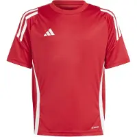 Adidas Functioneel shirt 'Tiro 24' rood / wit