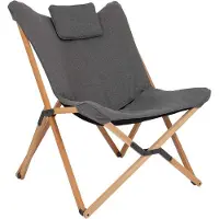 Bo Camp - Urban Outdoor - Relaxstoel - Wembley - L - Nika - Grijs
