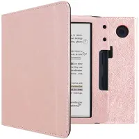 IMoshion Vegan Leather Bookcase voor de Kobo Libra Colour - Rosé Goud