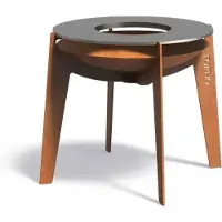 HetTuinstel.nl Cortenstaal vuurschaal met bakring Cosa Ø63,5x60cm