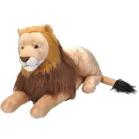 Toys knuffel leeuw junior 76 cm pluche bruin