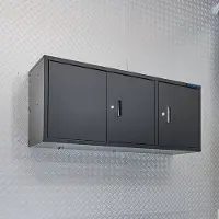 Datona Wandkast zwart 120 cm - Zwart