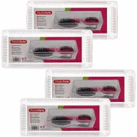 PlasticForte Organizer / opbergmandje - 12x - kunststof - transparant - 26 x 11 x 6.5 cm - lade verdelers - vakjes maken