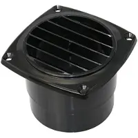 BREG Ventilatierooster met slangaansluiting