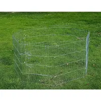 PawHut Paws Puppy uitloop puppy hok 8-delig 63 x 76 cm