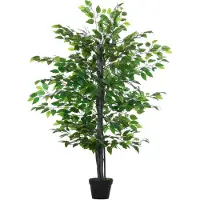 Outsunny Sunny Kunstplant kunstboom groot banyanboom binnendecoratie boom hotel winkelcentrum