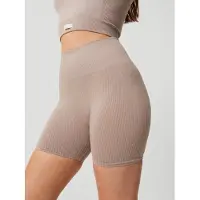 Björn Borg Studio Seamless Rib Shorts Beige | Maat: L