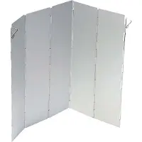 Bo Camp Kookwindscherm 5 Delig Universeel 36 Cm Hoog Zilver
