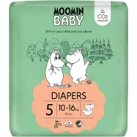 Muumi Moomin Baby Eco Wegwerpluiers - Maat 5 - Milieuvriendelijk - Anti-allergisch - CO2 Neutraal