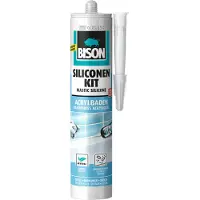 Bison Siliconenkit Acrylbaden Wit Crt 300Ml*12 Nlfr - 1491356 - 1491356