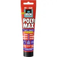 Bison Poly Max High Tack Express Wit tube 165g