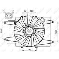 NRF 47513 Koelventilator
