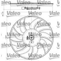 Valeo Koelventilatorwiel, motorkoeling 696350