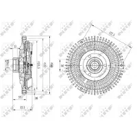 NRF Koppeling, radiatorventilator 49647