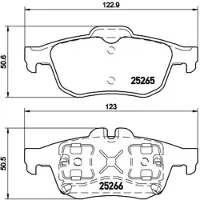 Brembo Remblokken set P 68 057 Brembo voor o.a. RENAULT
