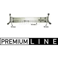 MAHLE ORIGINAL CIR 6 000P Lage temperatuurkoeler, intercooler