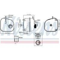 Nissens 996196 Expansietank, koelvloeistof
