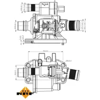 NRF Thermostaat, koelvloeistof 725058