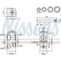 Nissens Expansieventiel, airconditioning 999445