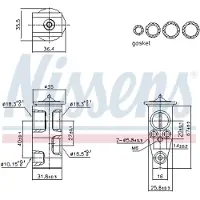 Nissens 999444 Expansieventiel airco
